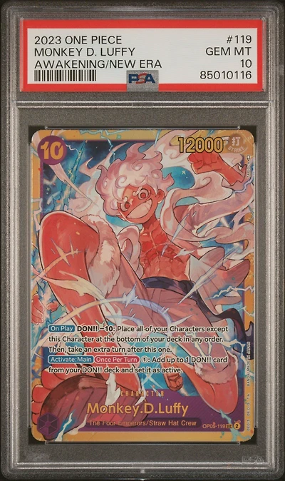 2023 One Piece Awakening Of The New Era 119 Monkey D. Luffy PSA