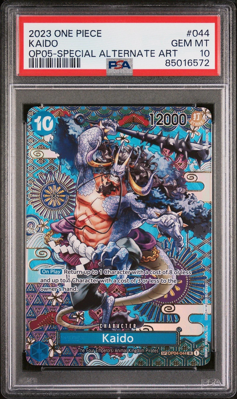 2023 One Piece Awakening Of The New Era 044 Kaido Special Alternate Art PSA 10