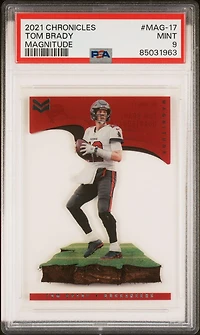2021 Panini Chronicles Magnitude Mag-17 Tom Brady PSA 9