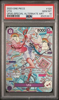 2023 One Piece Op05-awakening Of The New Era 120 Uta Special Alternate Art PSA 10