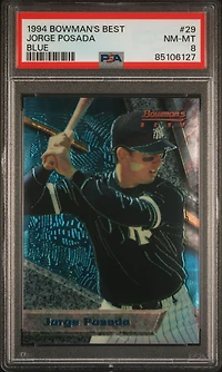 1994 Bowman's Best 29 Jorge Posada Blue PSA 8