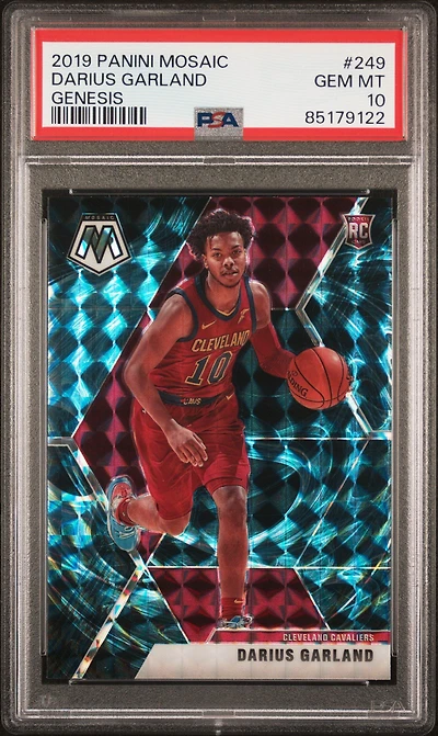 2019 Panini Mosaic 249 Darius Garland Genesis PSA 10