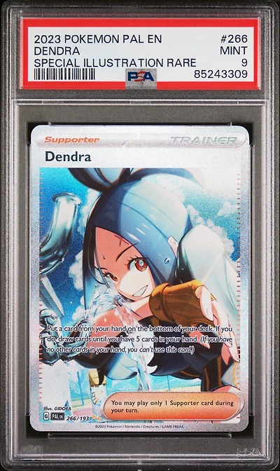 2023 Pokemon Pal En-paldea Evolved 266 Dendra PSA