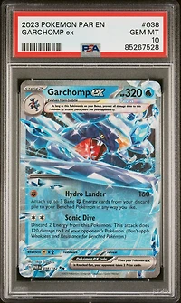 2023 Pokemon Par En-paradox Rift 038 Garchomp Ex PSA 10