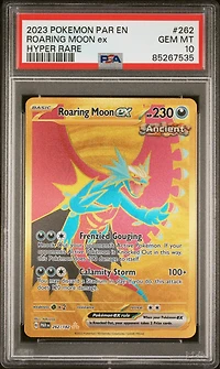 2023 Pokemon Par En-paradox Rift 262 Roaring Moon Ex PSA 10