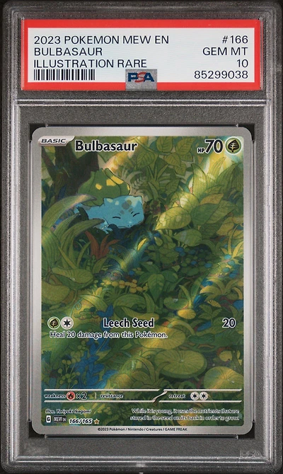 2023 Pokemon Mew En-151 166 Bulbasaur PSA