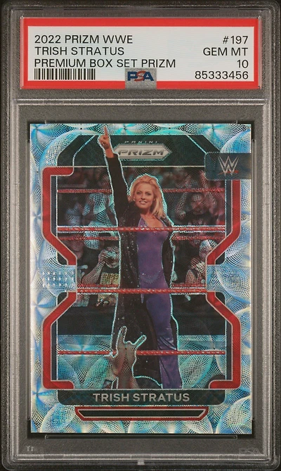 2022 Panini Prizm Wwe 197 Trish Stratus Premium Box Set Prizm PSA 10