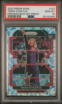 2022 Panini Prizm Wwe 197 Trish Stratus Premium Box Set Prizm PSA 10