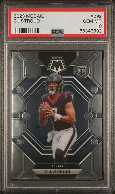 2023 Panini Mosaic 292 Cj Stroud PSA