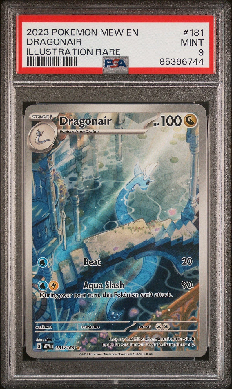 2023 Pokemon Mew En-151 181 Dragonair PSA 9