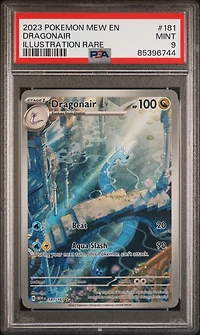 2023 Pokemon Mew En-151 181 Dragonair PSA 9