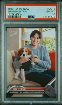 2023 Topps Now Offseason Os19 Shohei Ohtani PSA 10