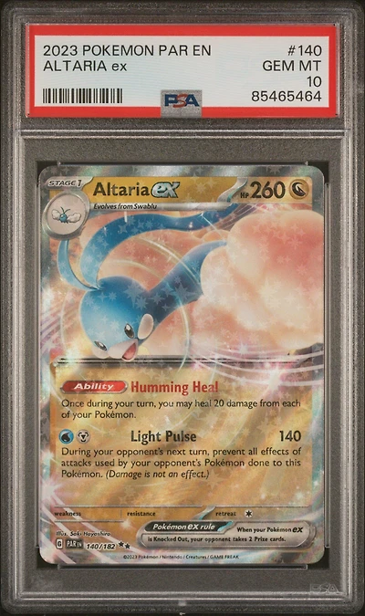 2023 Pokemon Par En-paradox Rift Altaria Ex PSA 10