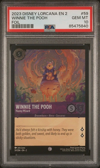 2023 Disney Lorcana En 2-rise Of The Floodborn 59 Winnie The Pooh