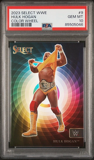 2023 Panini Select Wwe Color Wheel 9 Hulk Hogan PSA 10
