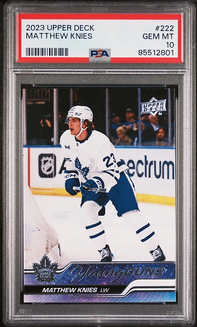 2023 Upper Deck 222 Matthew Knies PSA