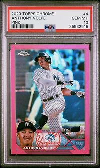2023 Topps Chrome 4 Anthony Volpe PSA 10