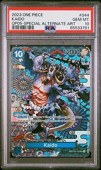 2023 One Piece Op05-awakening Of The New Era 044 Kaido Special Alternate Art PSA 10