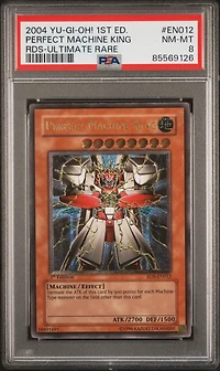 2004 Yu-gi-oh! Rds-rise Of Destiny En012 Perfect Machine King 1st Edition-ultimate Rare PSA 8