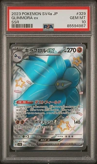 2023 Pokemon Japanese Sv4a-shiny Treasure Ex 329 Glimmora Ex Ssr PSA