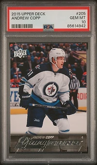 2015 Upper Deck 205 Andrew Copp PSA 10