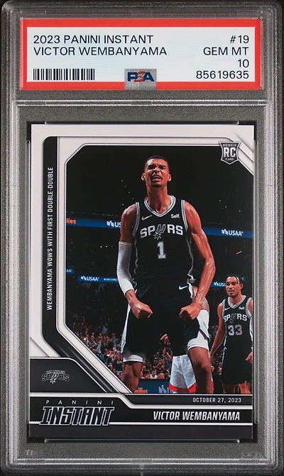 2023 Panini Instant Victor Wembanyama PSA 10