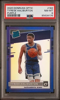 2020 Panini Donruss Optic 162 Tyrese Haliburton PSA