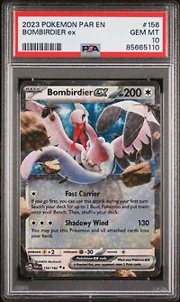 2023 Pokemon Par En-paradox Rift 156 Bombirdier Ex PSA 10