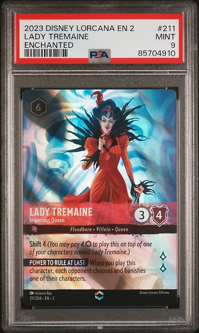 2023 Disney Lorcana En 2-rise Of The Floodborn 211 Lady Tremaine