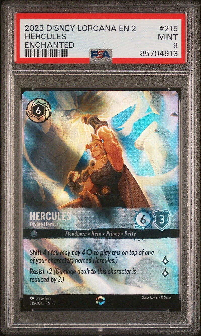 2023 Disney Lorcana En 2-rise Of The Floodborn 215 Hercules