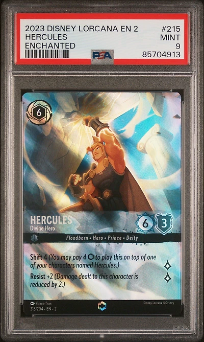 2023 Disney Lorcana En 2-rise Of The Floodborn 215 Hercules