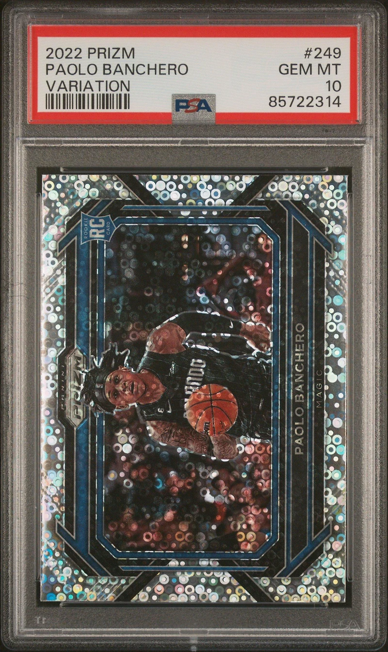 2022 Panini Prizm 249 Paolo Banchero Variation PSA