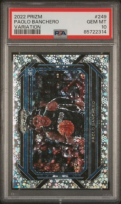 2022 Panini Prizm 249 Paolo Banchero Variation PSA