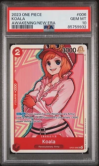 2023 One Piece Awakening Of The New Era 006 Koala PSA 10