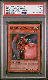 2004 Yu-gi-oh! Ast-ancient Sanctuary 009 The Agent Of Force-mars PSA 9