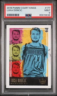 2018 Panini Court Kings 177 Luka Doncic PSA 9