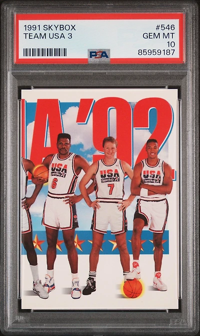 1991 Skybox 546 Team Usa 3 PSA