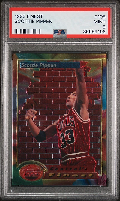 1993 Finest 105 Scottie Pippen PSA 9