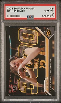 2023 Bowman U Now Caitlin Clark PSA