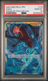 2023 One Piece Japanese Wings Of The Captain 119 Sanji PSA 10