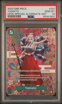 2023 One Piece Awakening Of The New Era 121 Yamato Special Alternate Art PSA 10