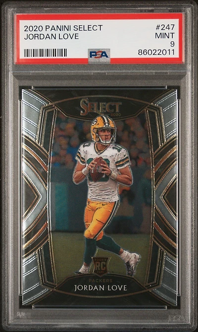 2020 Panini Select 247 Jordan Love PSA 9