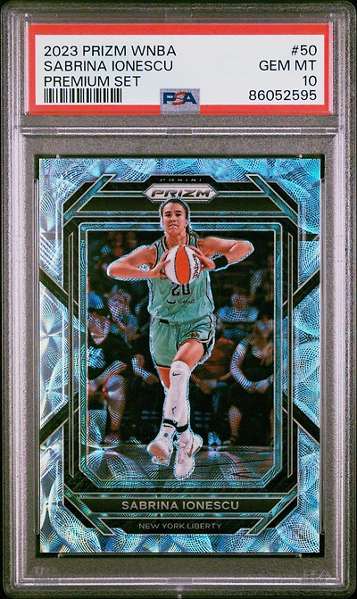 2023 Panini Prizm Wnba 50 Sabrina Ionescu PSA 10