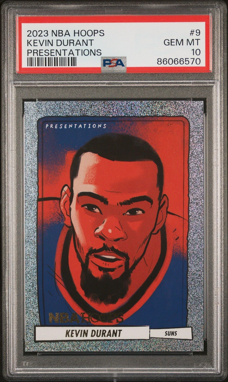 2023 Panini Nba Hoops Presentations 9 Kevin Durant PSA 10