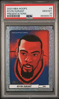 2023 Panini Nba Hoops Presentations 9 Kevin Durant PSA 10