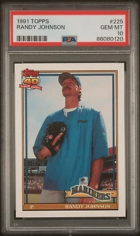 1991 Topps 225 Randy Johnson PSA 10
