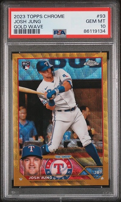 2023 Topps Chrome 93 Josh Jung PSA 10