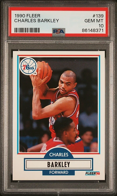 1990 Fleer 139 Charles Barkley PSA 10