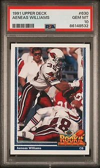 1991 Upper Deck 630 Aeneas Williams PSA 10