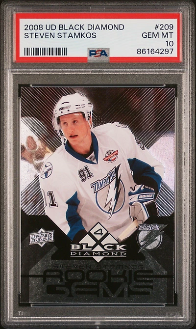 2008 Upper Deck Black Diamond 209 Steven Stamkos PSA 10